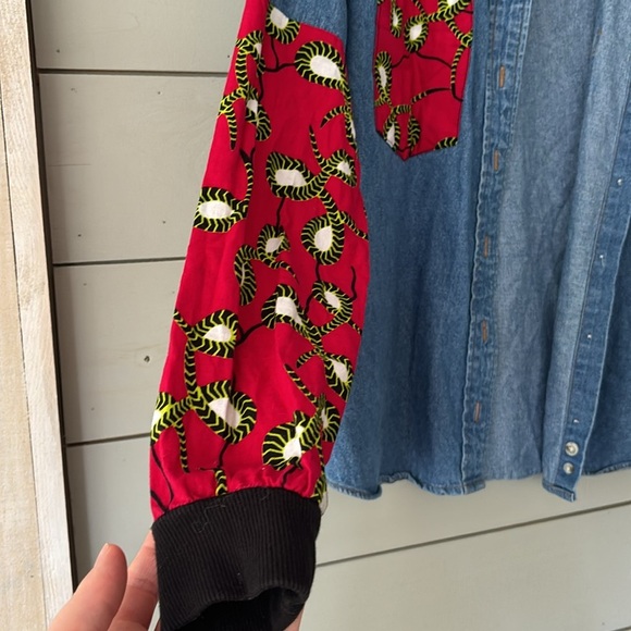 VINTAGE embellished denim shirt - Picture 3 of 4